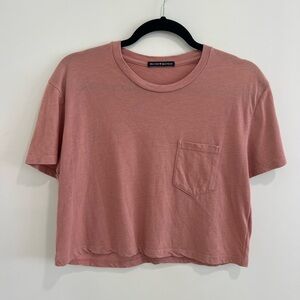 Brandy Melville Pink Short Sleeve Tee